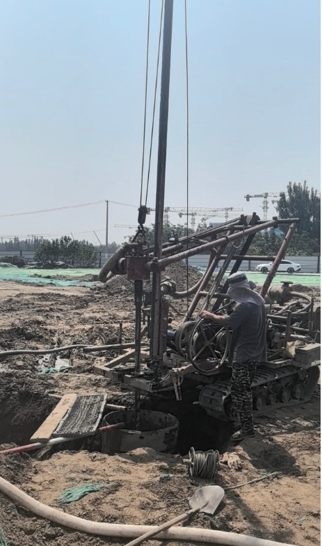 枣庄滕州工地打井